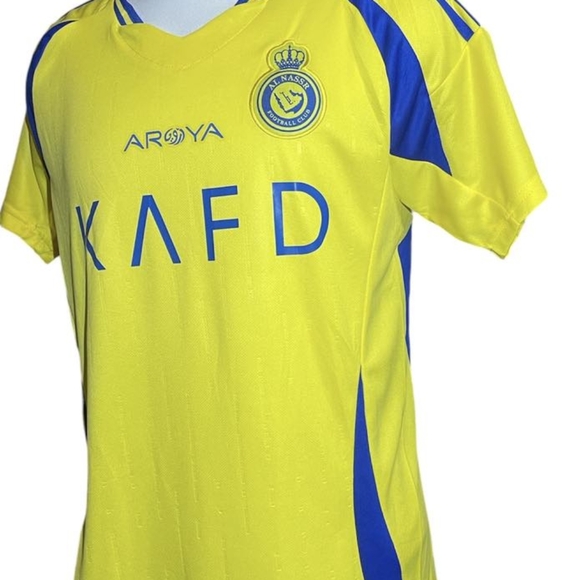 Al Nassr soccer club Cristiano Ronaldo jersey home 2024-2025 season - Picture 2 of 4